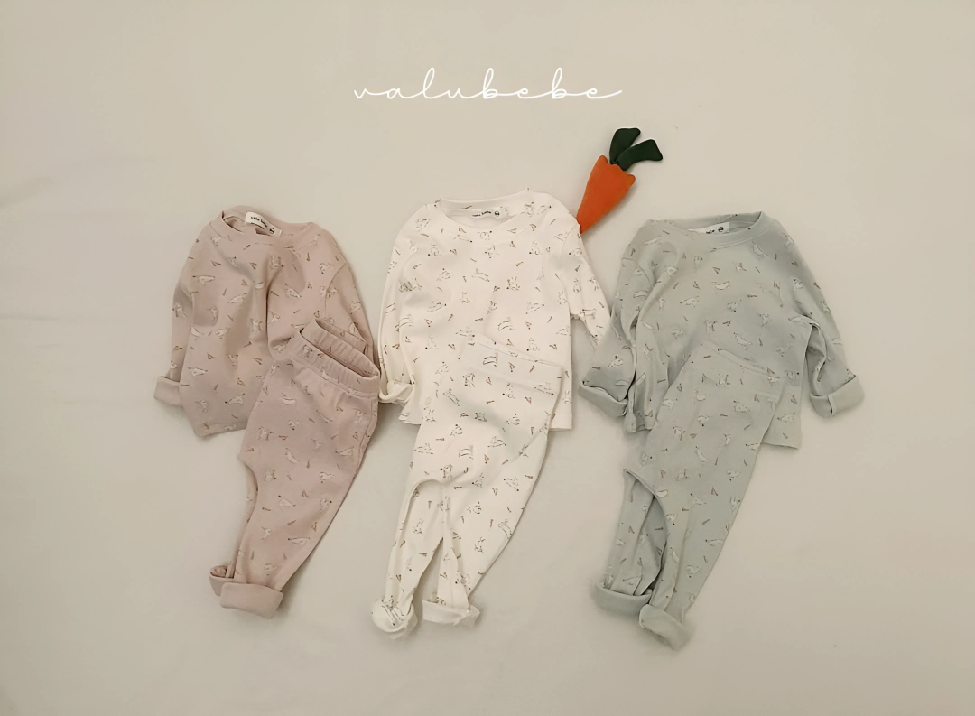 [Valubebe] Rabbit Long Sleeve Set