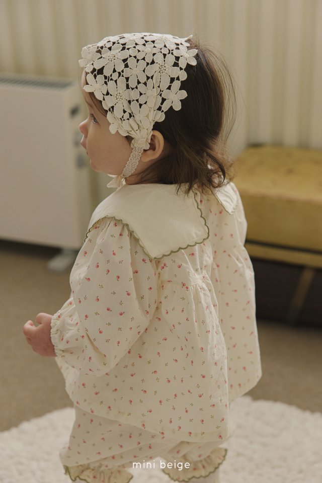 [Mini Beige] Sera Embroidery Set
