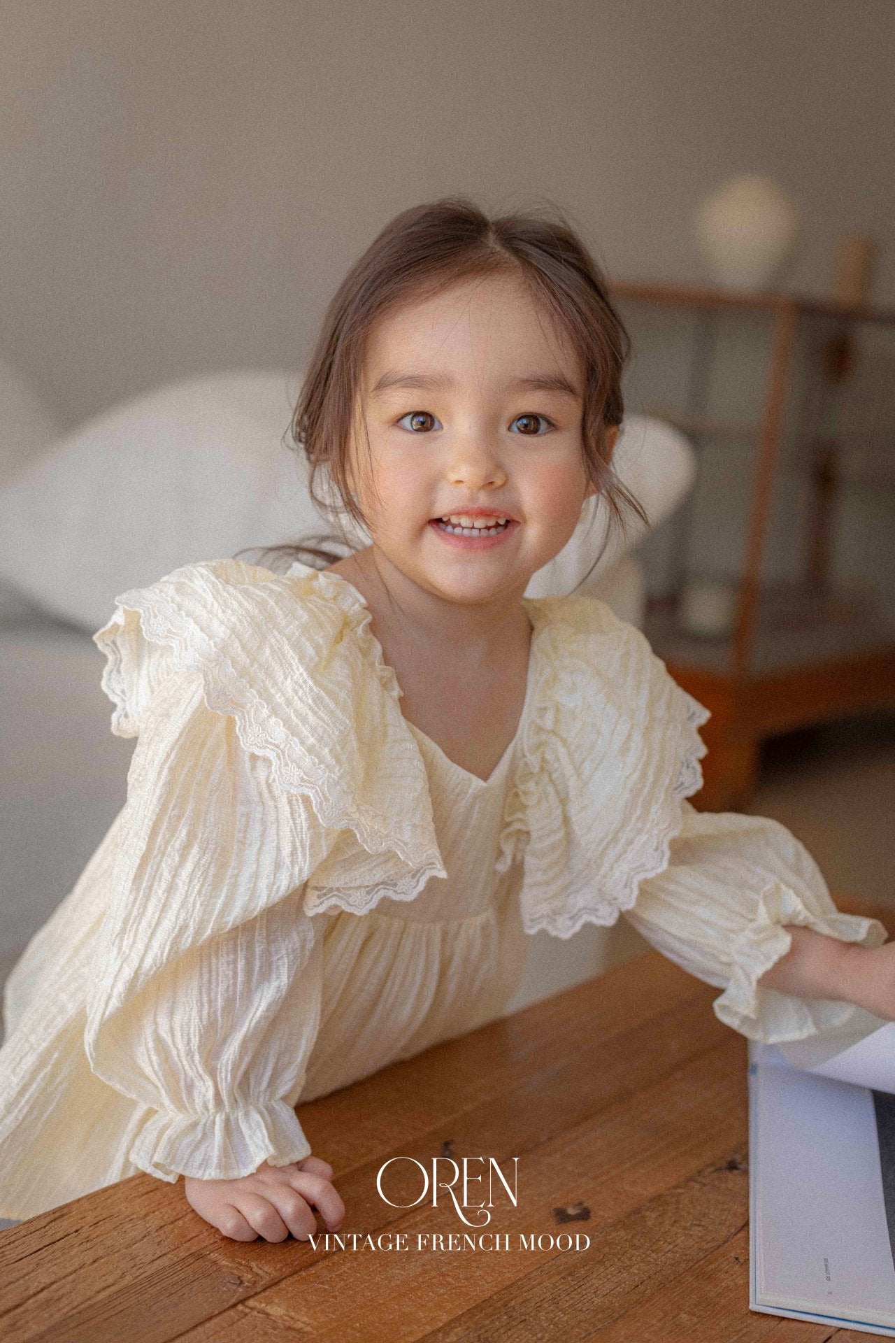 [Hibyebebe] Lily Frill Bodysuit with Commet