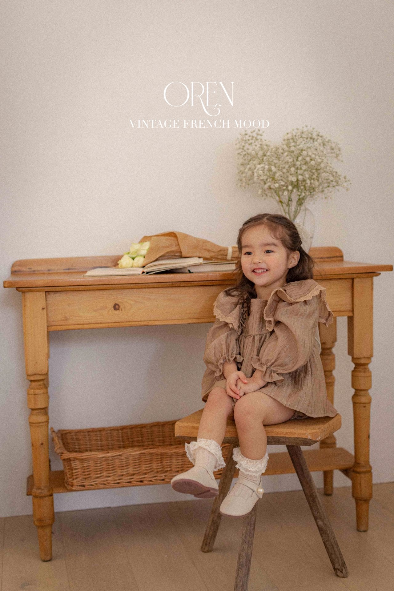 [Hibyebebe] Lily Frill Bodysuit with Commet