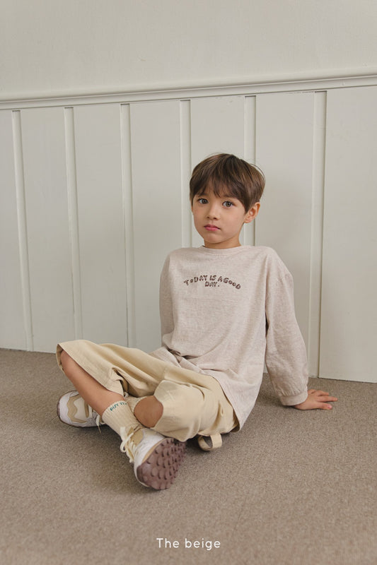 [The Beige] Casual Long Sleeve Tee