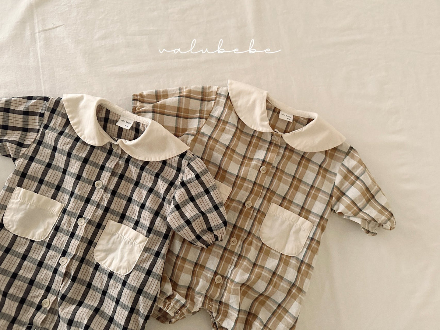 [Valubebe] Chequered One Piece Set