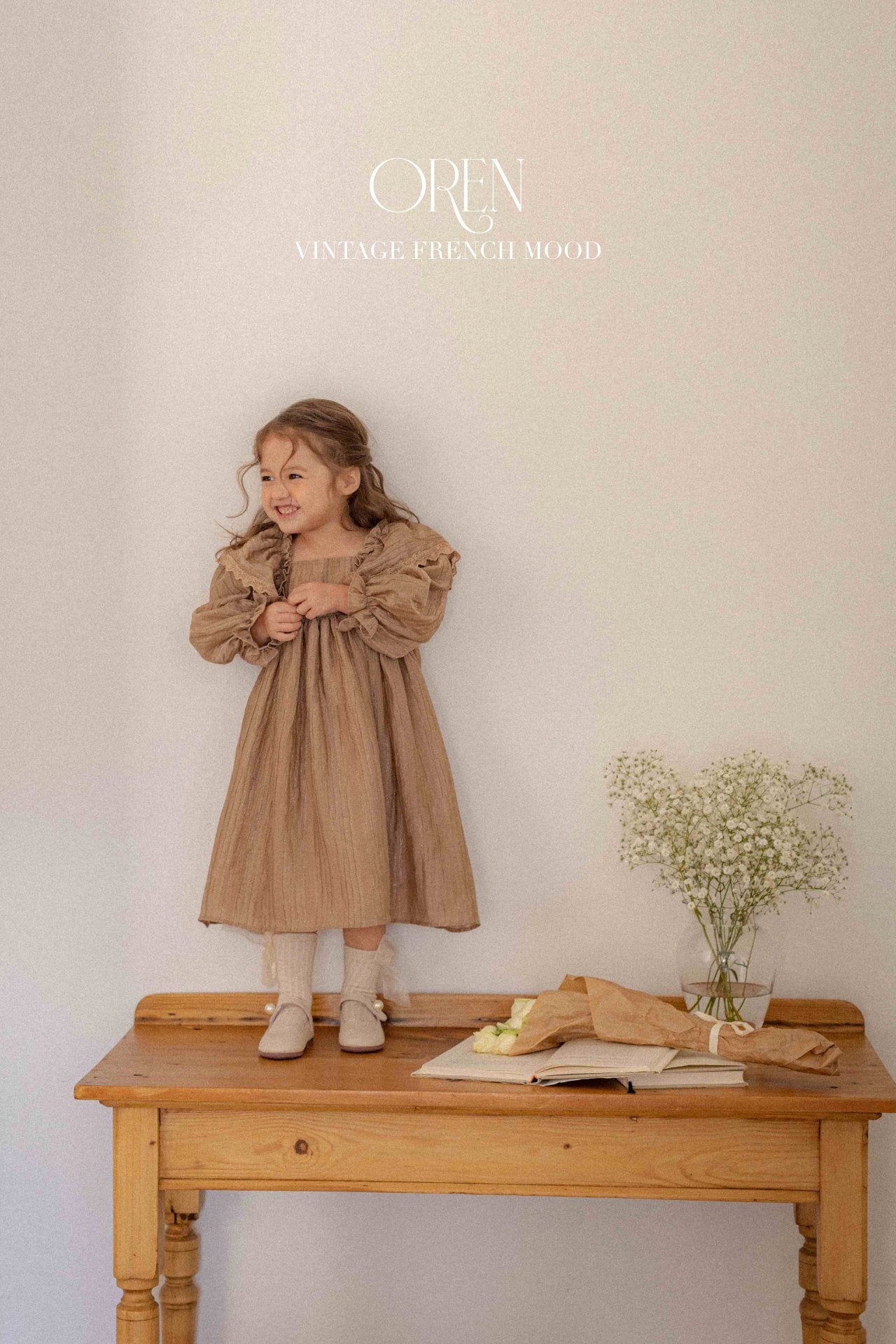 [Hibyebebe] Lily Frill Dress with Commet