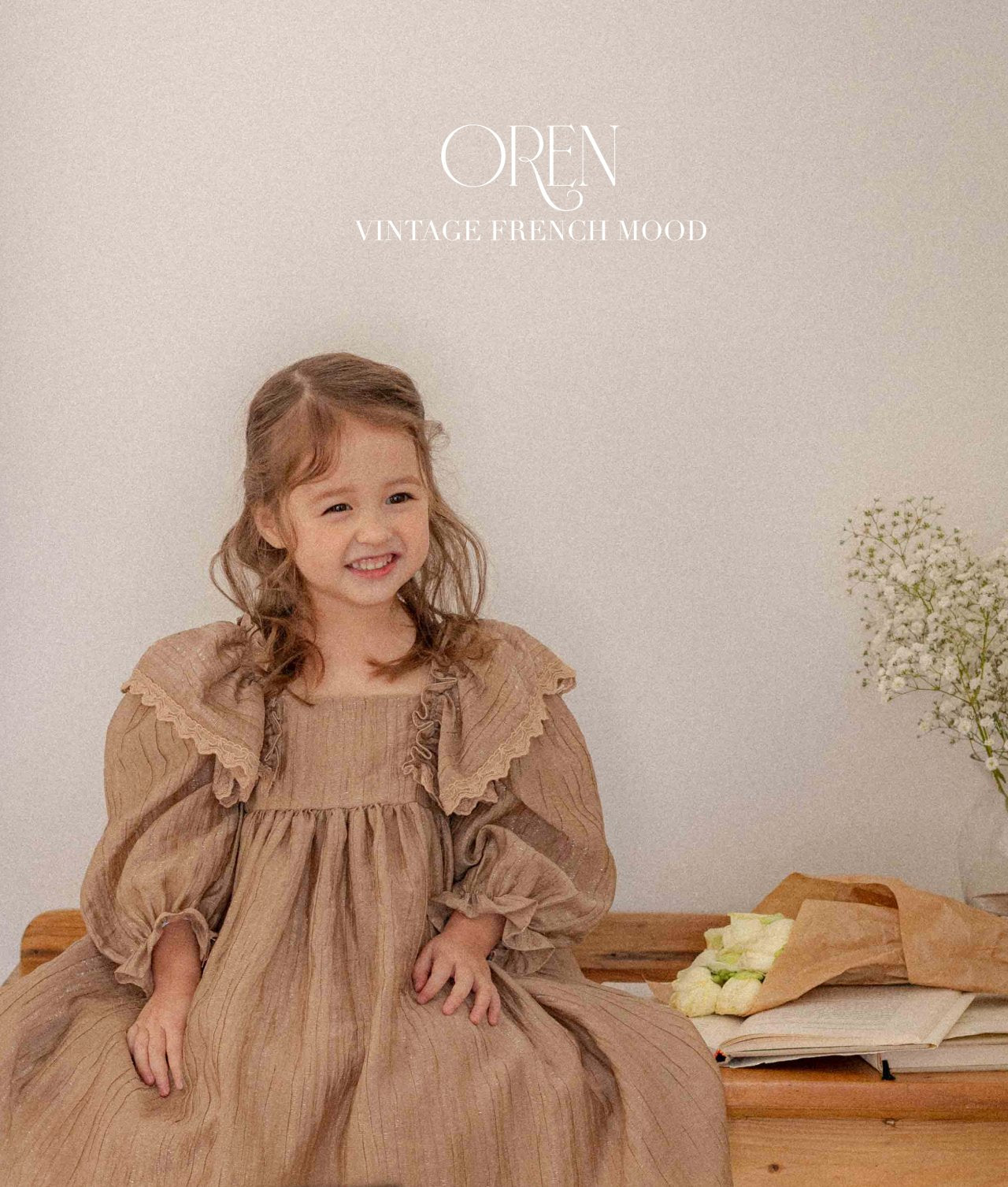 [Hibyebebe] Lily Frill Dress with Commet