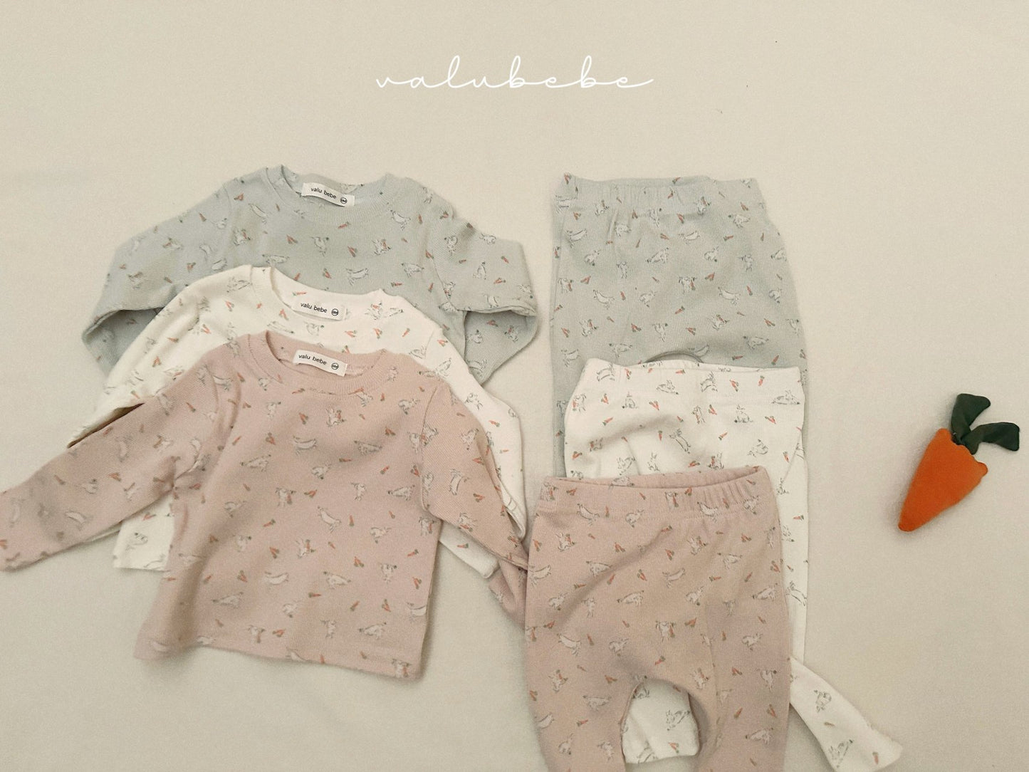 [Valubebe] Rabbit Long Sleeve Set
