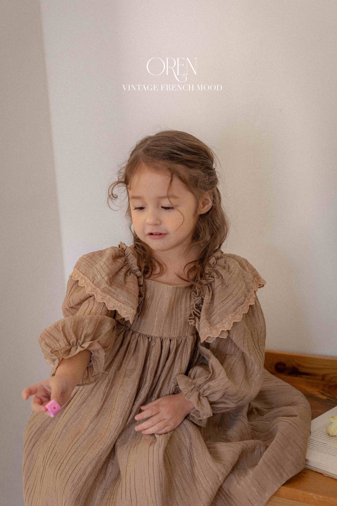[Hibyebebe] Lily Frill Dress with Commet