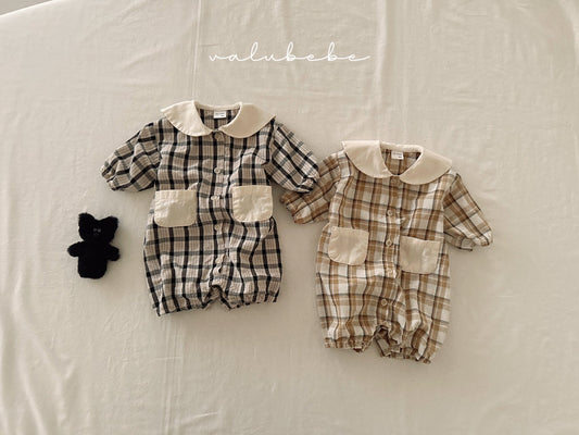 [Valubebe] Chequered One Piece Set
